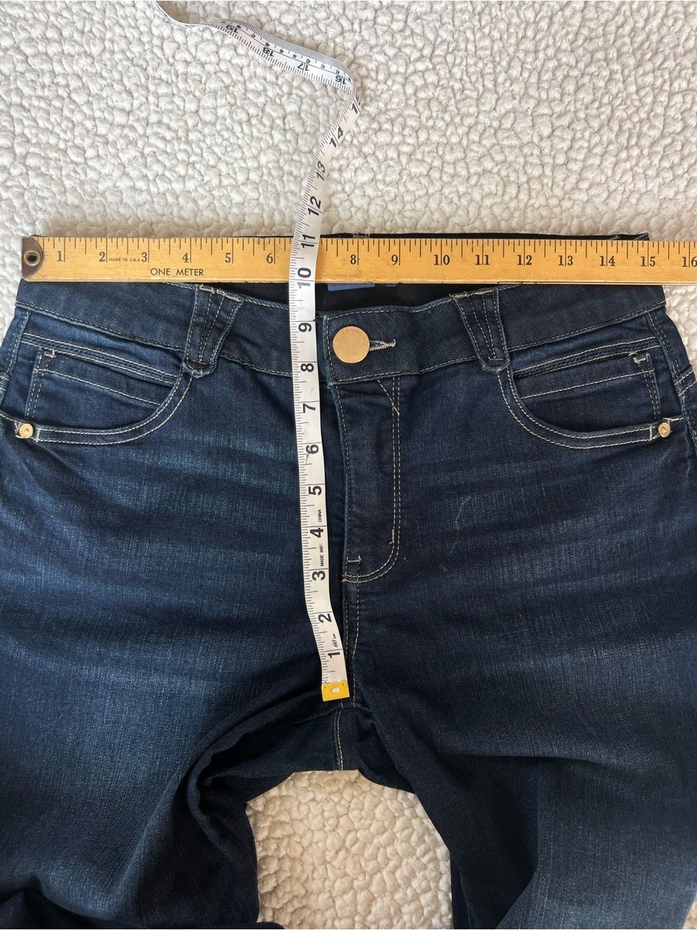 Democracy Ab Solution Dark Wash Womens Jeans - Classic Slim Fit SZ 10 - Picture 5 of 15